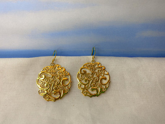 Brinco Árvore de vida |  Prata 925 e Banho de Ouro 18k usekahla.com