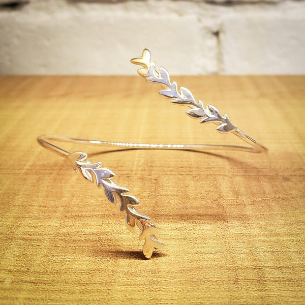 Pulseira Folhas de Louro | Prata 925 usekahla.com