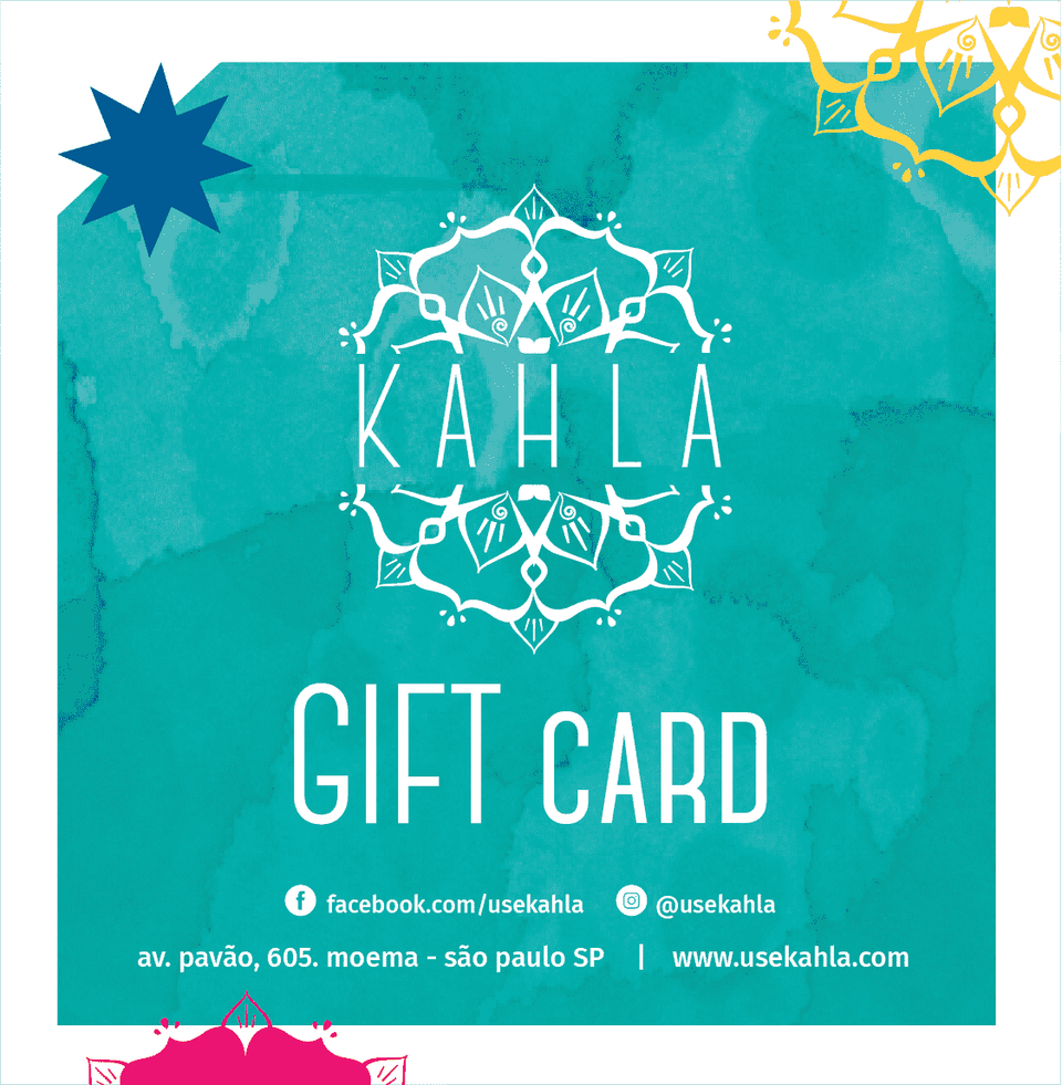 Vale Presente de Boa Sorte | Gift Card usekahla.com