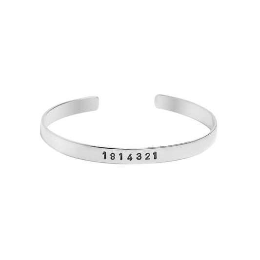 Pulseira Sequência de Grabovoi 1814321Saúde Perfeita Prata usekahla.com