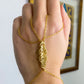 Pulseira de Mão Marrakesh Prata e Banho de Ouro 18k usekahla.com