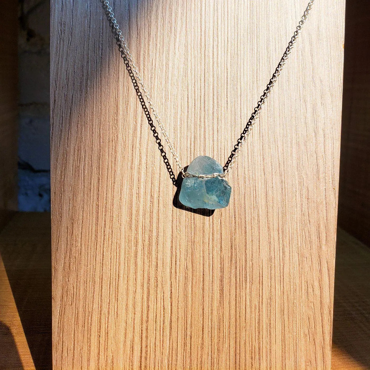 Colar Felice | Prata 925 e Topázio Azul usekahla.com